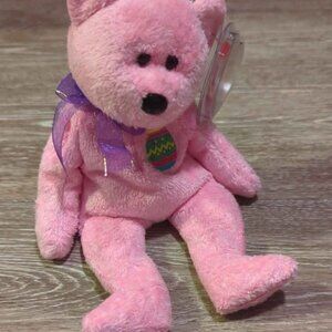 Ty Beanie Baby - "Eggs" the Easter Bear (7.5 Inch) new